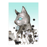 Wild grunge cat (Print Only) thumbnail