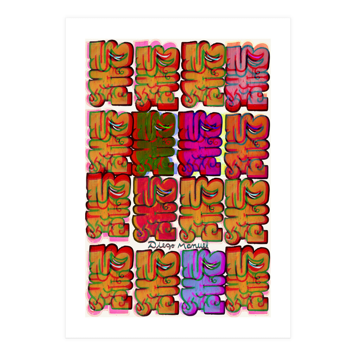 Graffitis 2021 Tapiz 135 (Print Only)