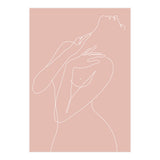 wake woman line-pink (Print Only) thumbnail