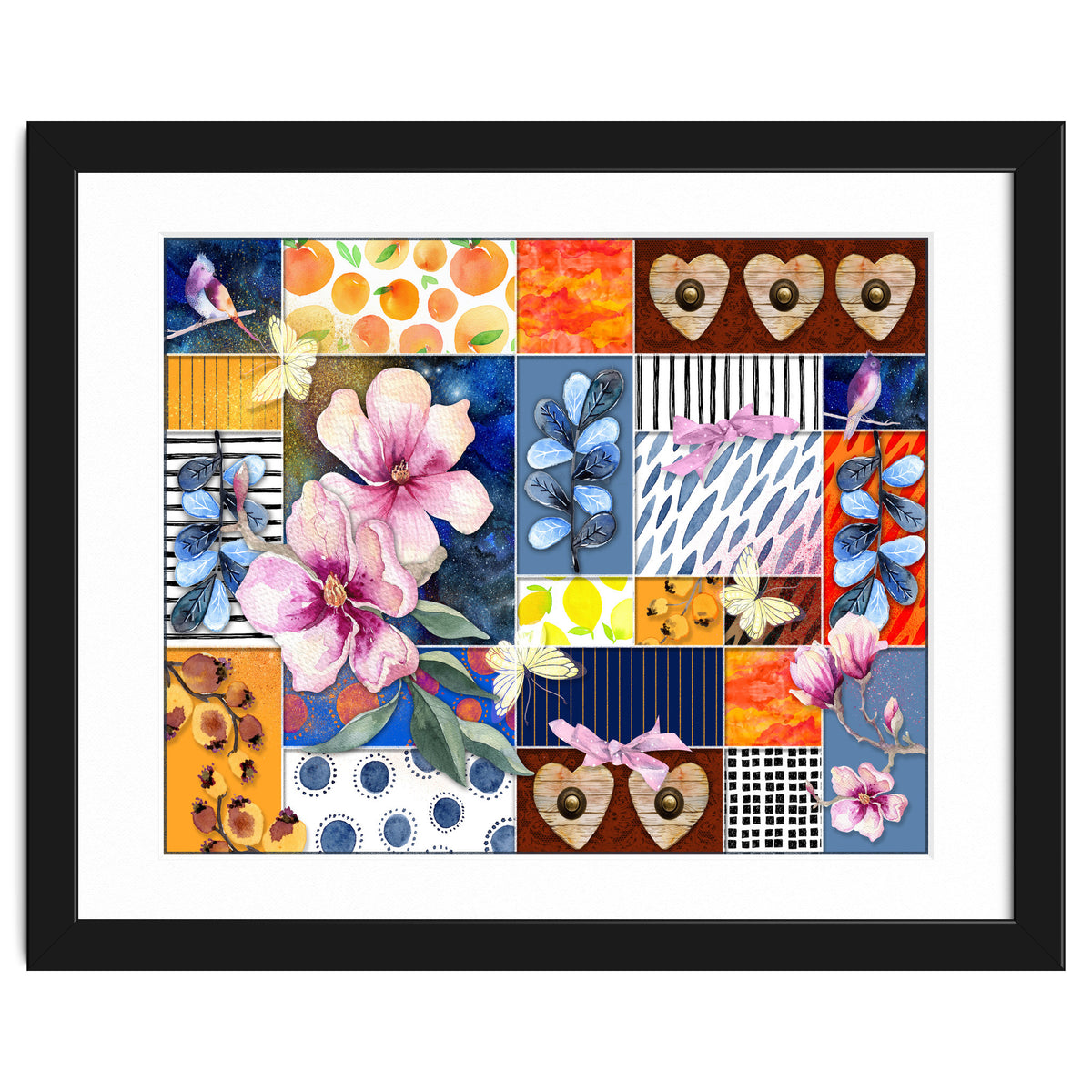 Romantic Floral Collage