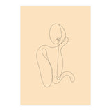 Female Line Art Drawing (Print Only) thumbnail