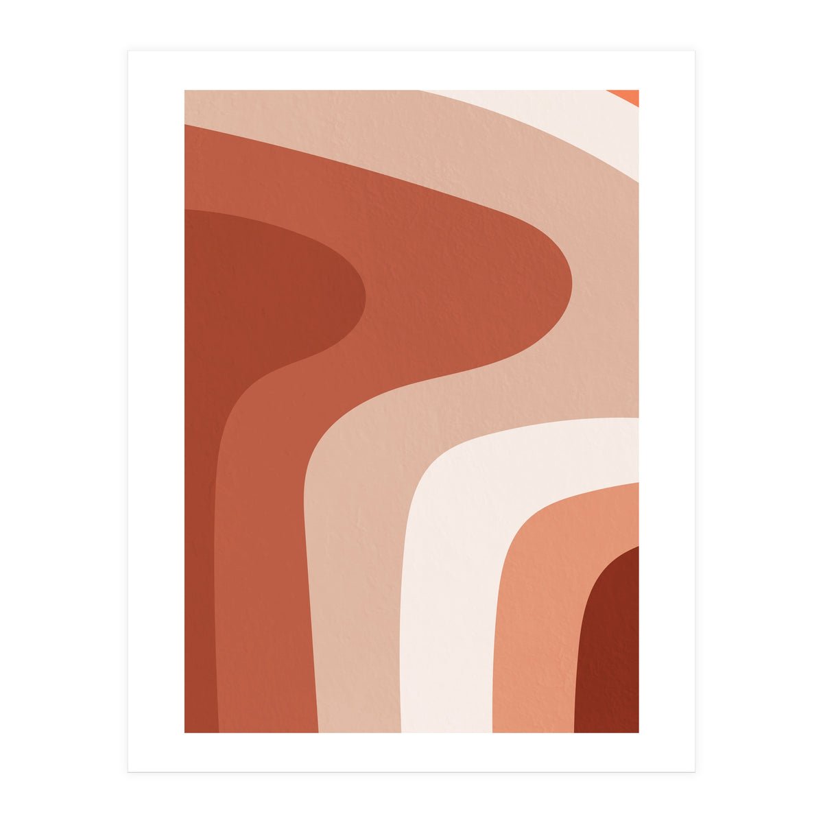 Colorful Retro Waves (Print Only)