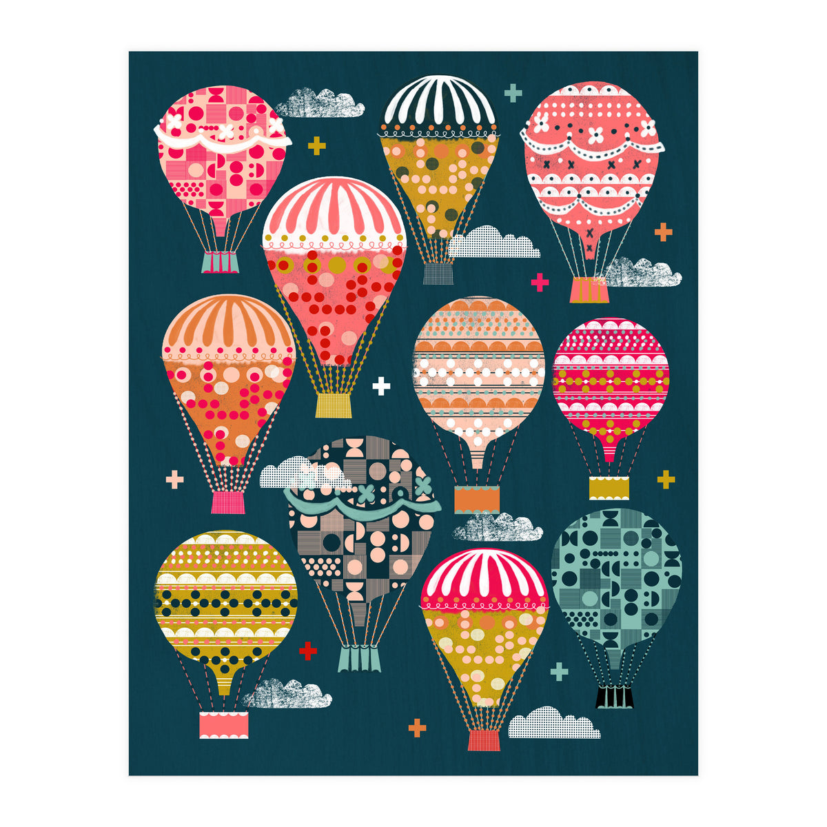 Hot Air Balloons (Print Only)