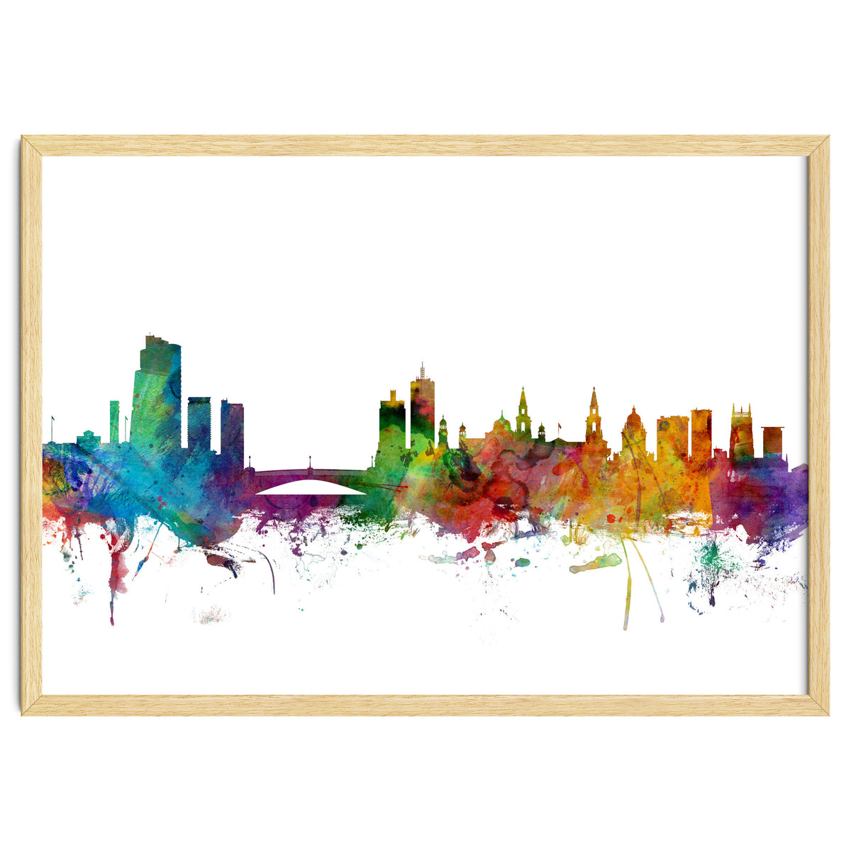 Leeds England Skyline