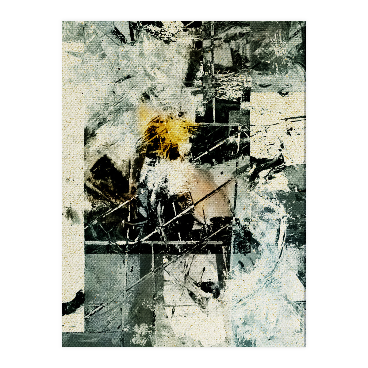 Lighthouse In Storm (Print Only)