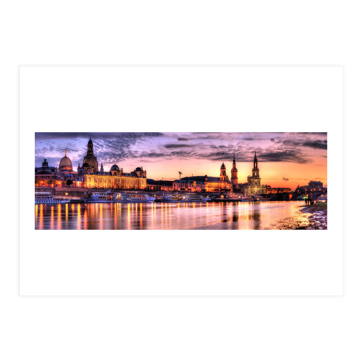 Old City Sunset Dresden (Print Only)