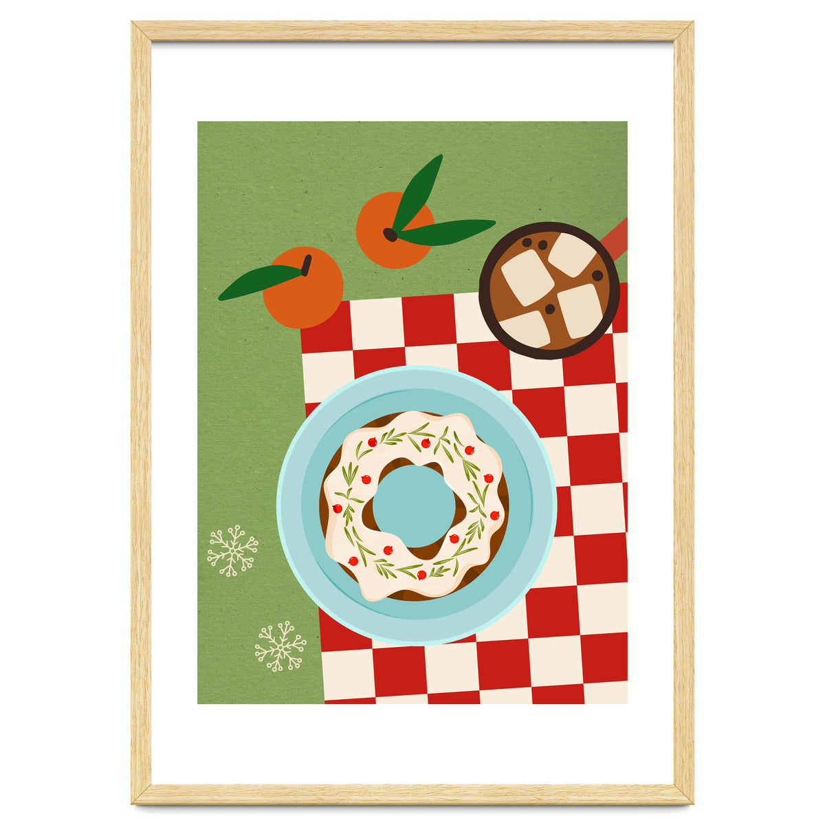 Christmas Wreath Cake