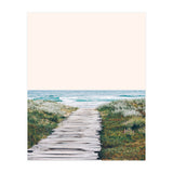 The Ocean is Calling & I Must Go | Pastel Sea Beachy Nature Landscape Travel (Print Only) thumbnail