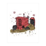 Abandoned tractor sketch (Print Only) thumbnail
