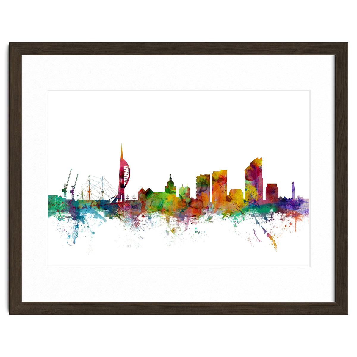 Portsmouth England Skyline