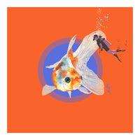 Koi Carp N Diver (Print Only)