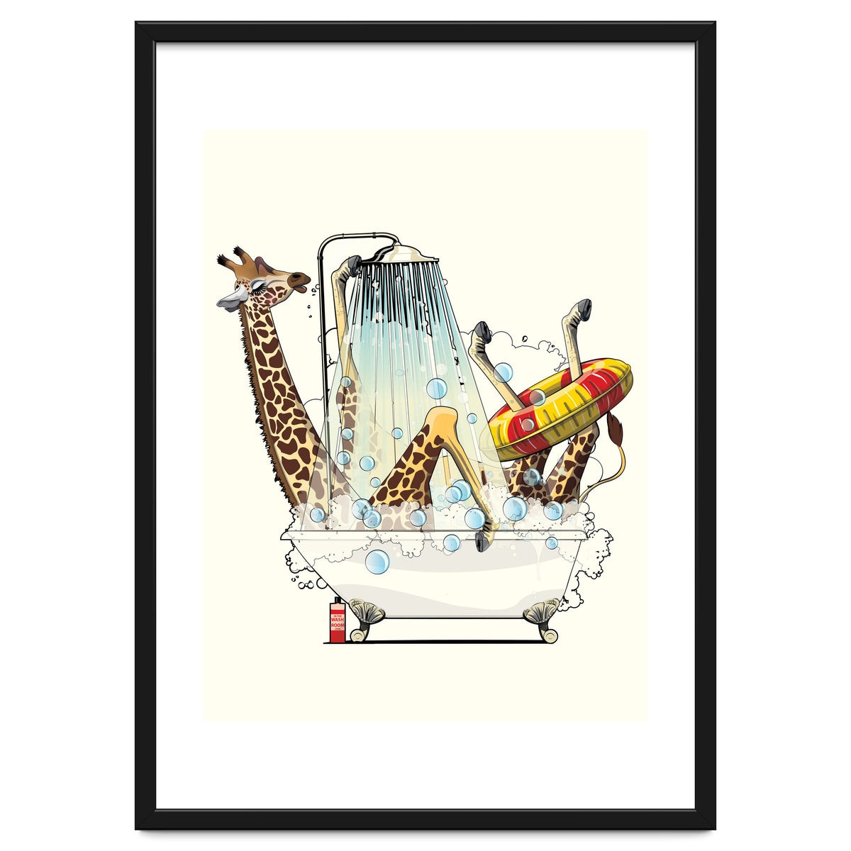 Giraffe in the Bath, Funny Bathroom Humour