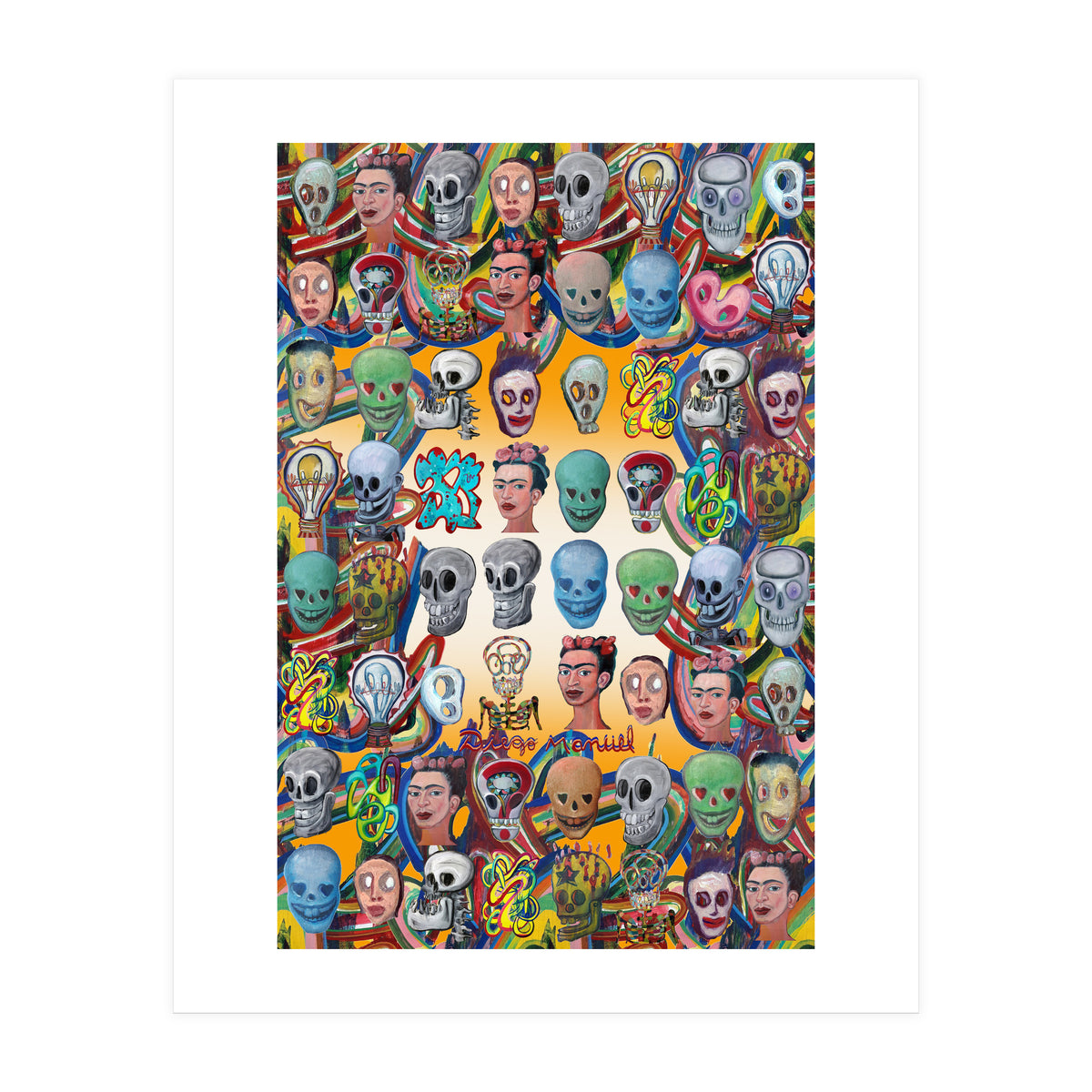 Calaveras Y Graffitis 2 (Print Only)