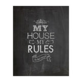 My House, My Rules (Print Only) thumbnail