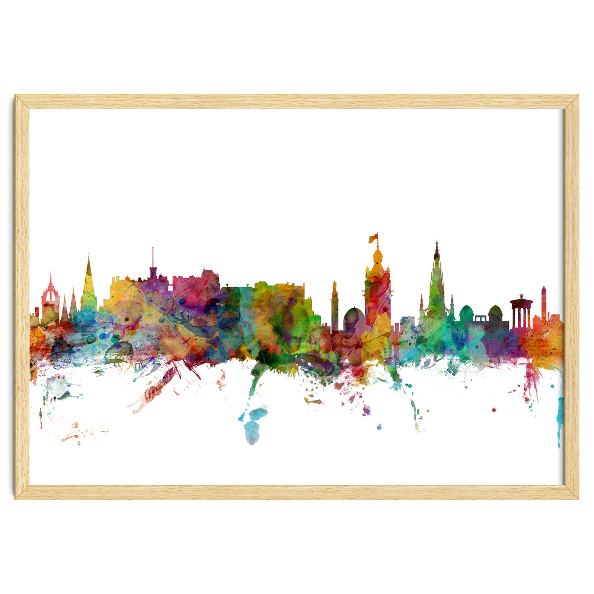 Edinburgh Scotland Skyline