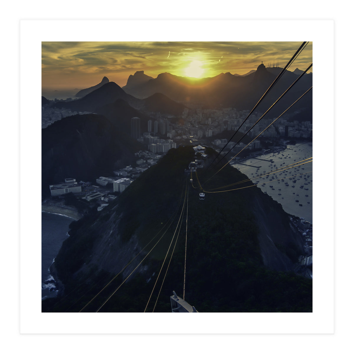 Carioca Sunset 2 1x1 (Print Only)