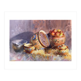 Sunny still life with straw (Print Only) thumbnail