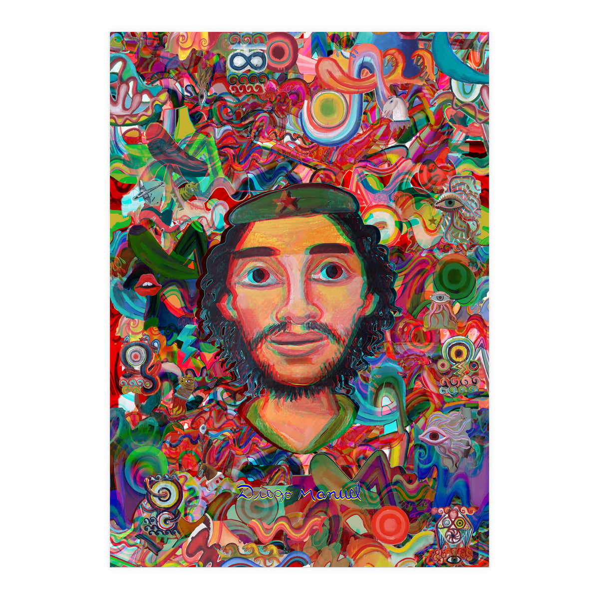 El Che Y Graffiti 2 (Print Only)