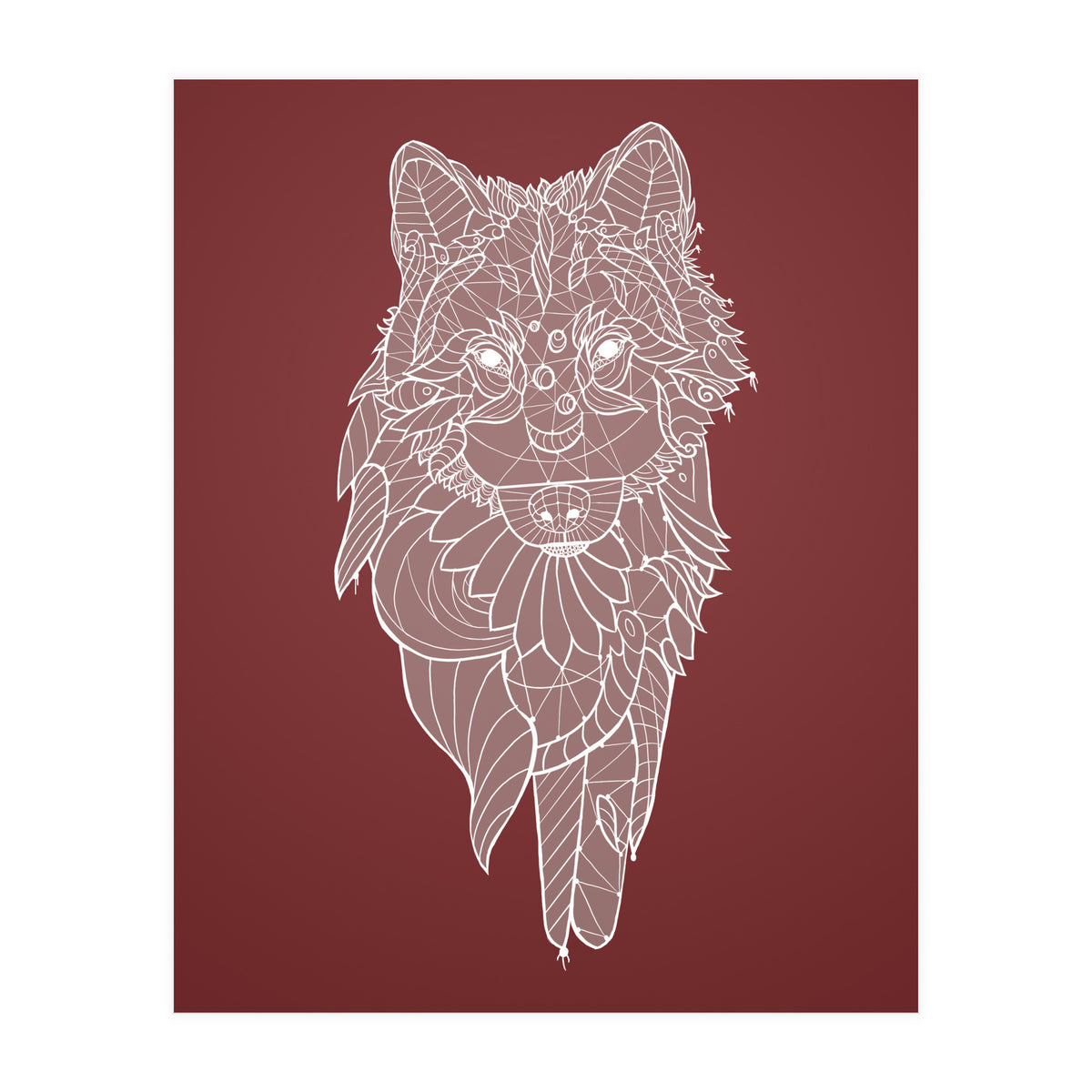 Lace Wolf (Print Only)