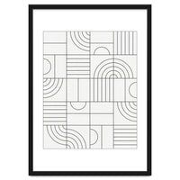 My Favorite Geometric Patterns No.19 - White