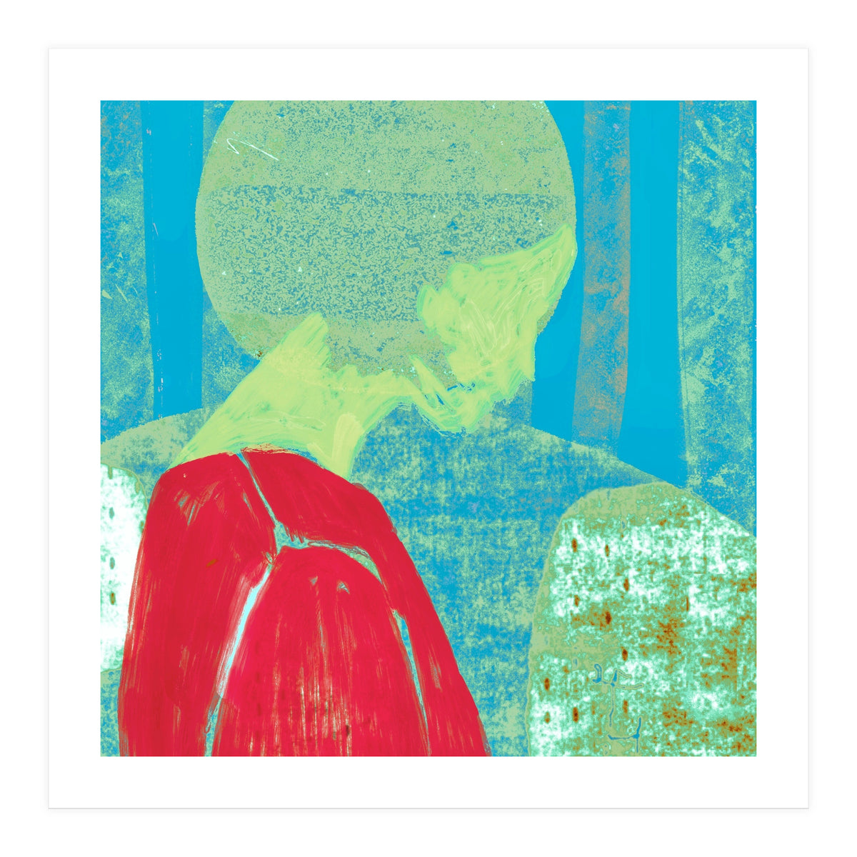 And she closed her eyes  (Print Only)