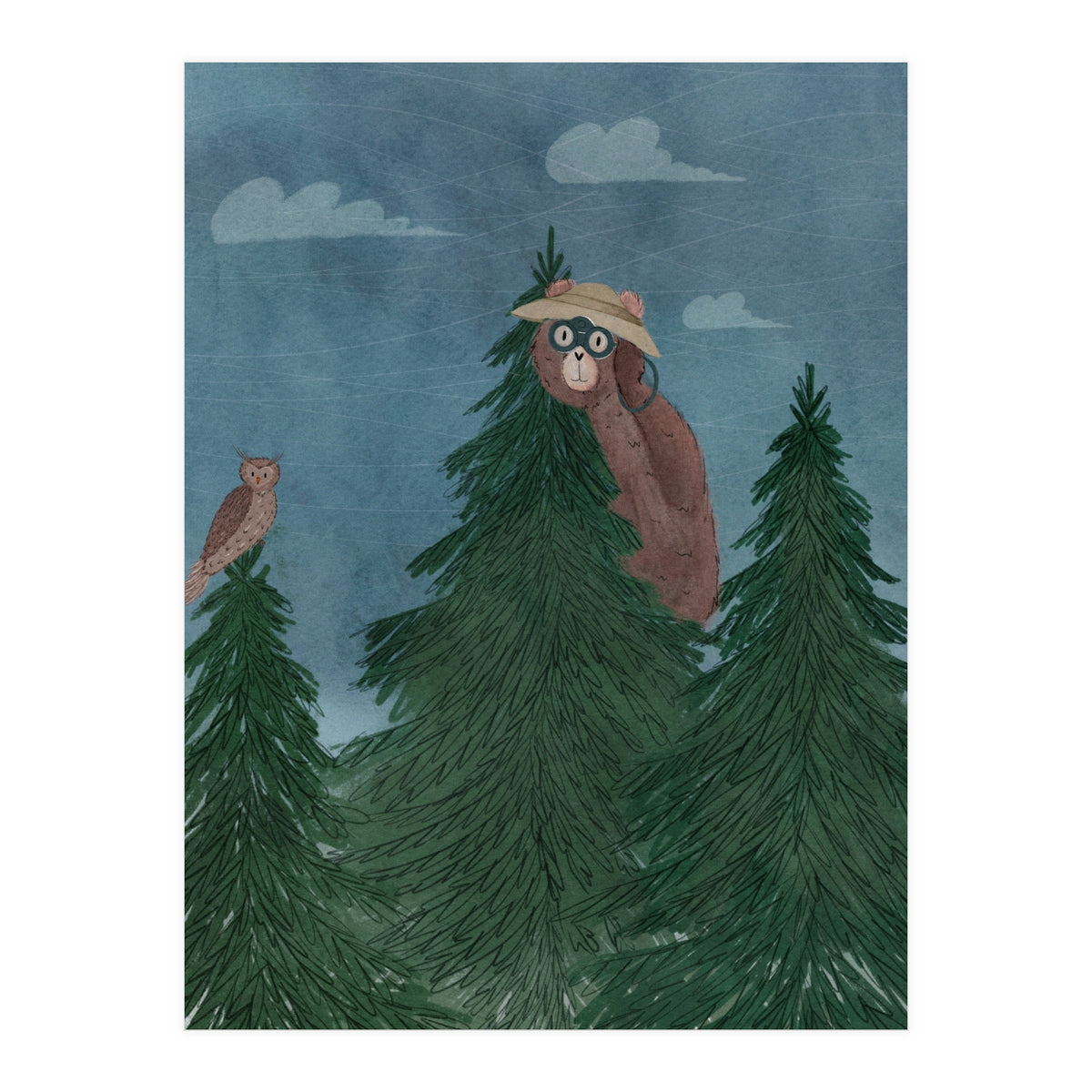 Up in the trees (Print Only)