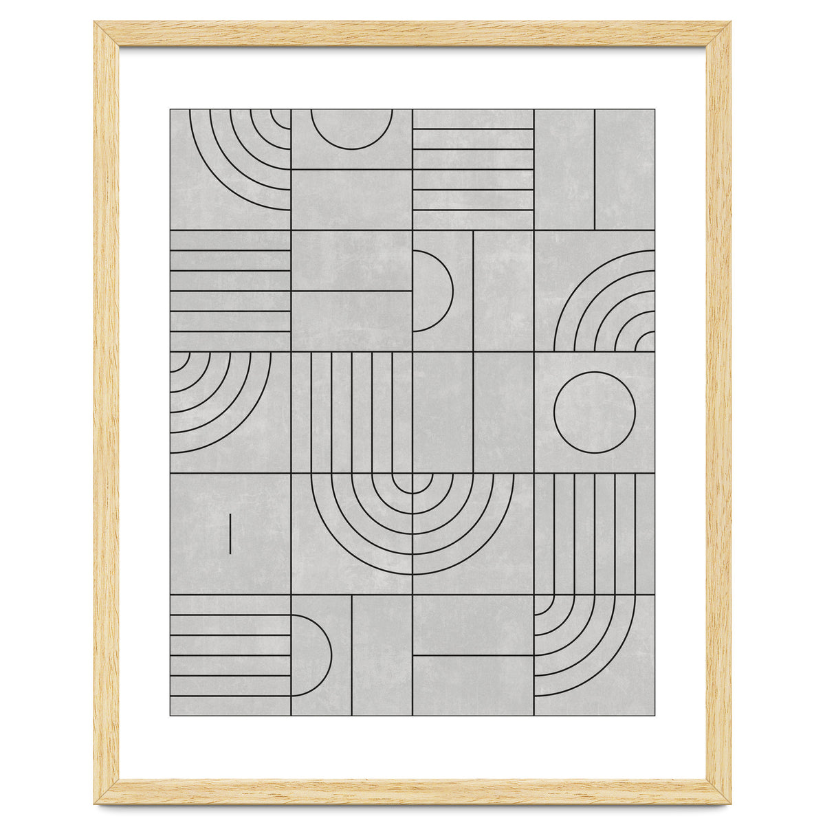 My Favorite Geometric Patterns No.21 - Grey