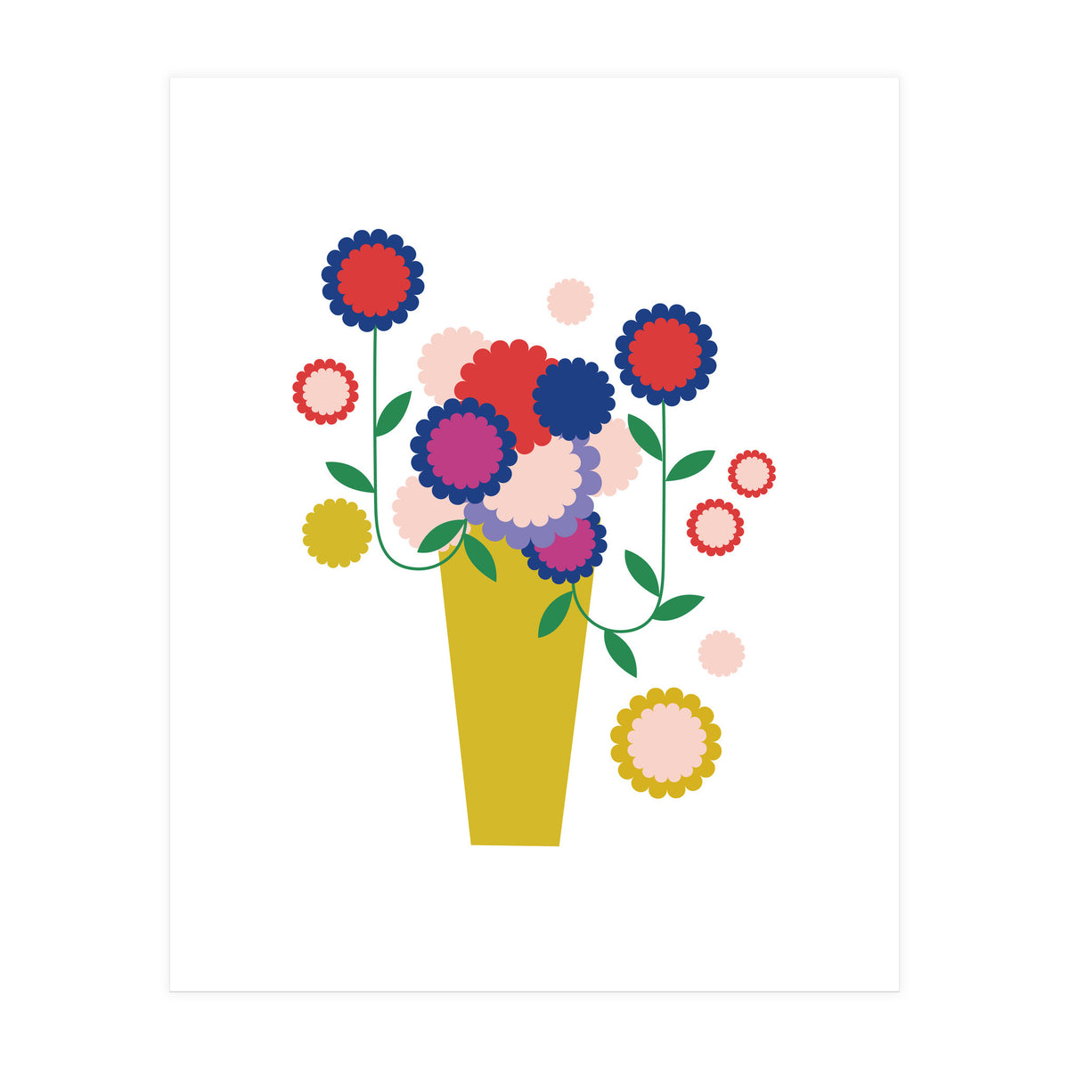 My Vase 1 Rgb White (Print Only)