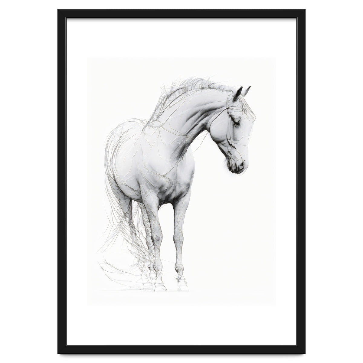 Horse Line Art