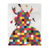 Indian Portrait Disaster · Kicking Bear Colorful Square (Print Only) thumbnail