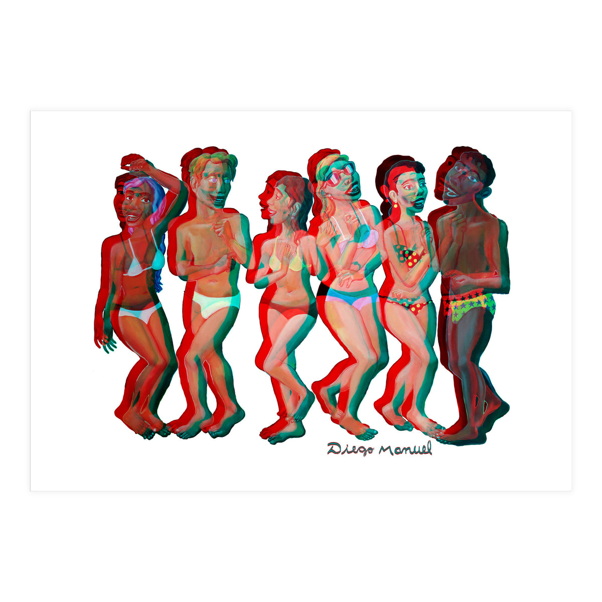 Fiesta En La Playa 2 1 (Print Only)