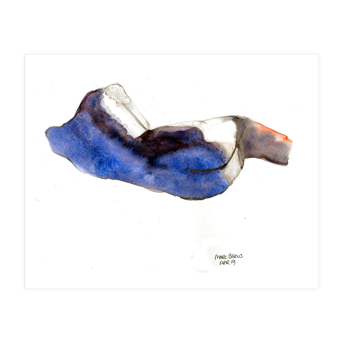 Untitled #9 - Lying nude (Print Only)