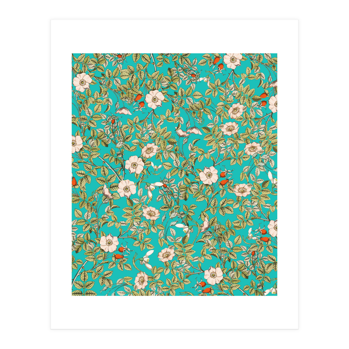 Teal Botanical (Print Only)