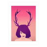 Jackalope Lady (Print Only) thumbnail