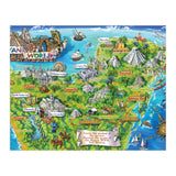 Yucatan Map Illustration (Print Only) thumbnail