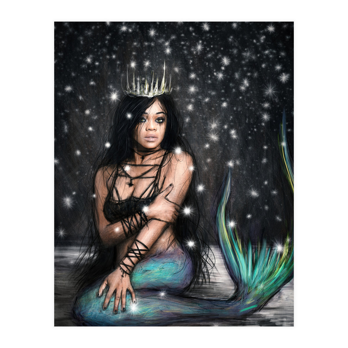 Shore At Midnight (Print Only)