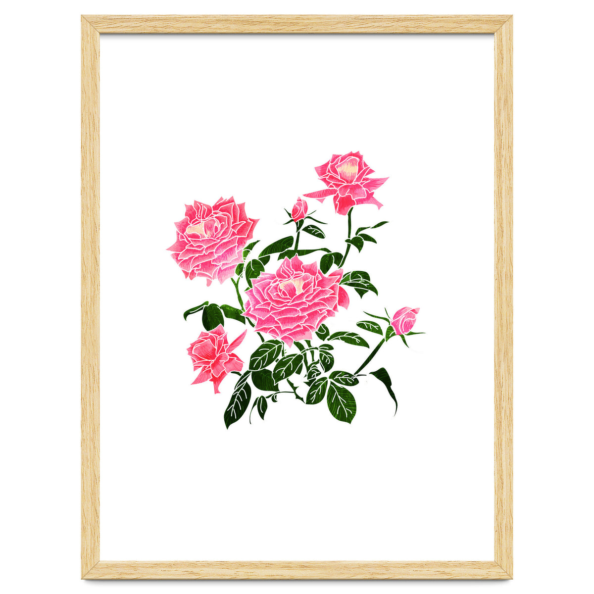 Rose V2 Art Print