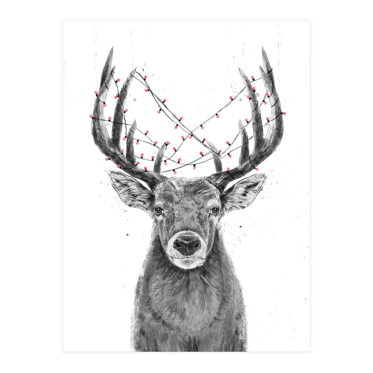 Xmas Deer (Print Only)