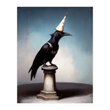 Crow In A Party Hat Gothic Painting (Print Only) thumbnail