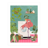 Flamingo in My Laundry Room (Print Only) thumbnail