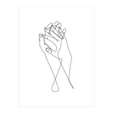 holding hands (Print Only) thumbnail
