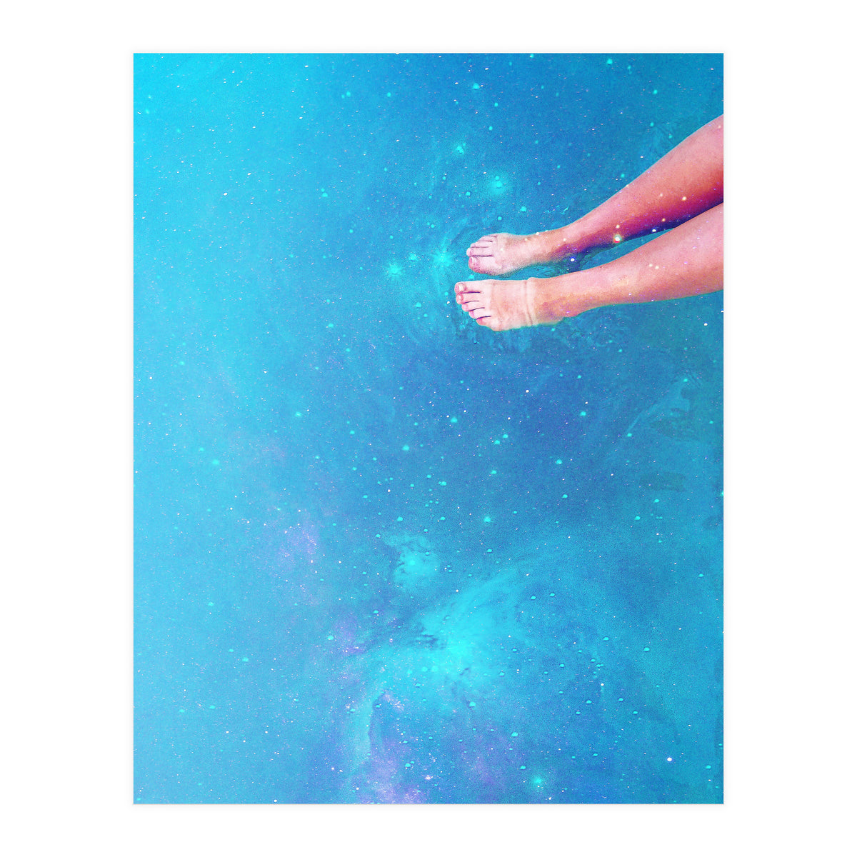 Retro Space Swim (Print Only)