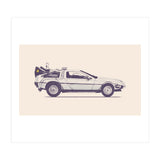 Delorean Back To The Future (Print Only) thumbnail