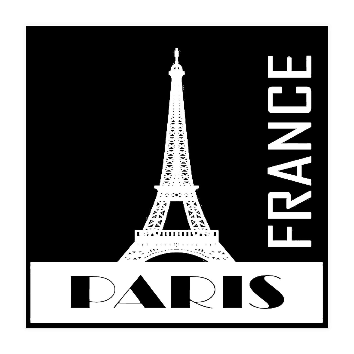 Travel Paris France Poster  (Print Only)