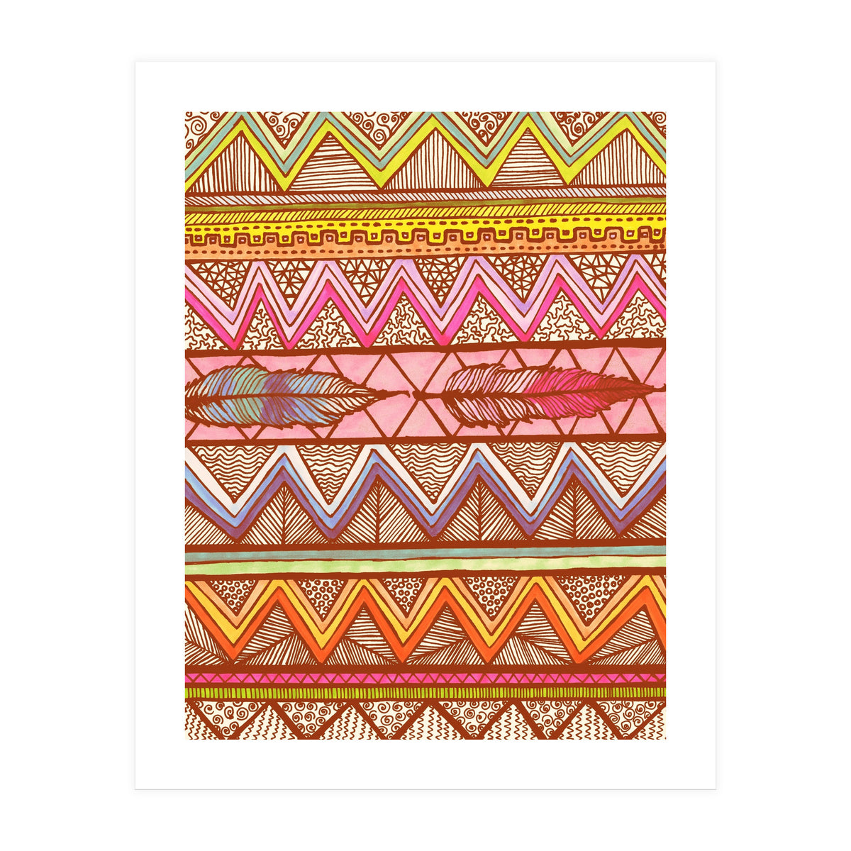 Two Feathers (Print Only)