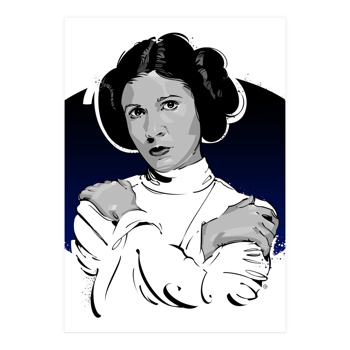 Leia STAR WARS (Print Only)