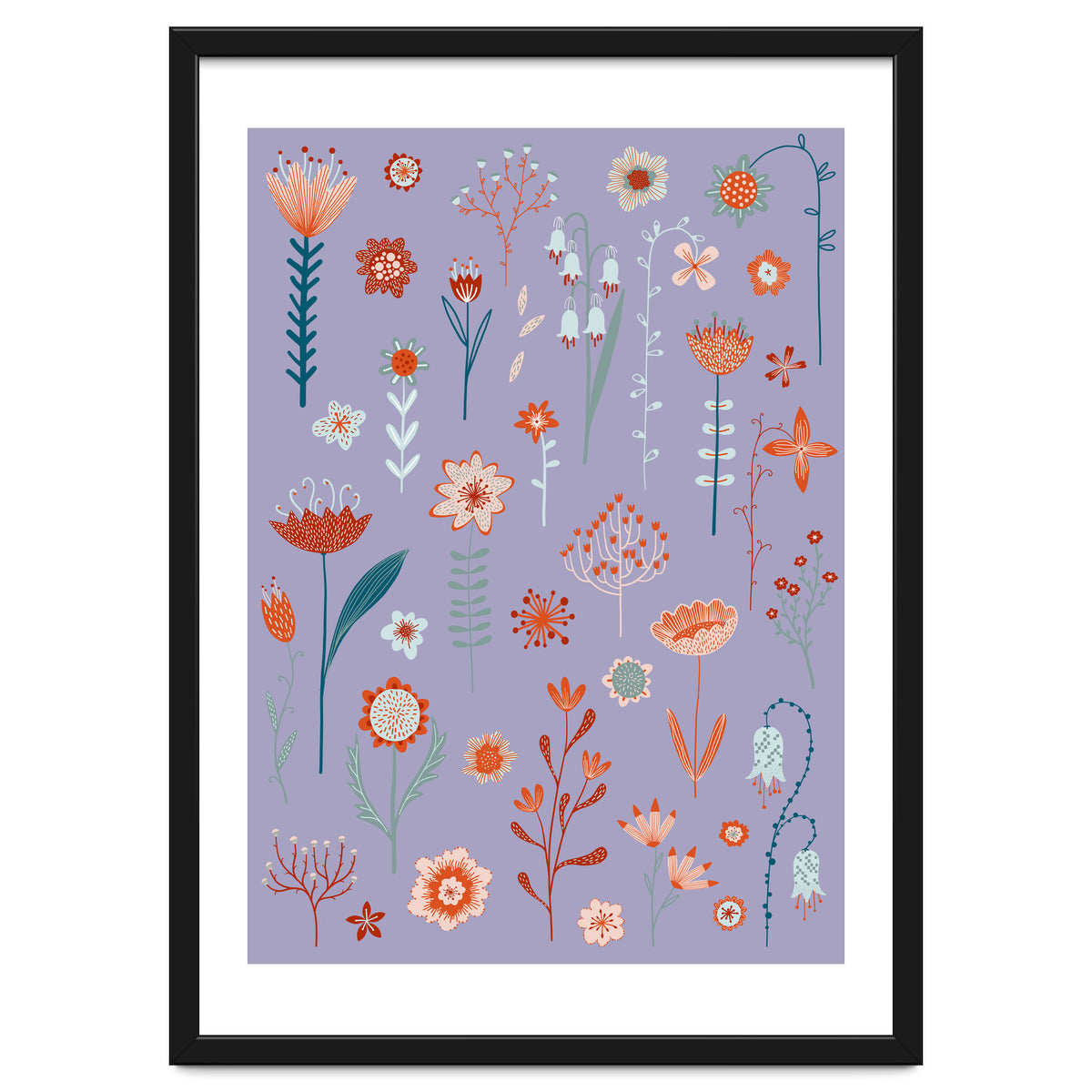 Flowers Of The Summer Purple