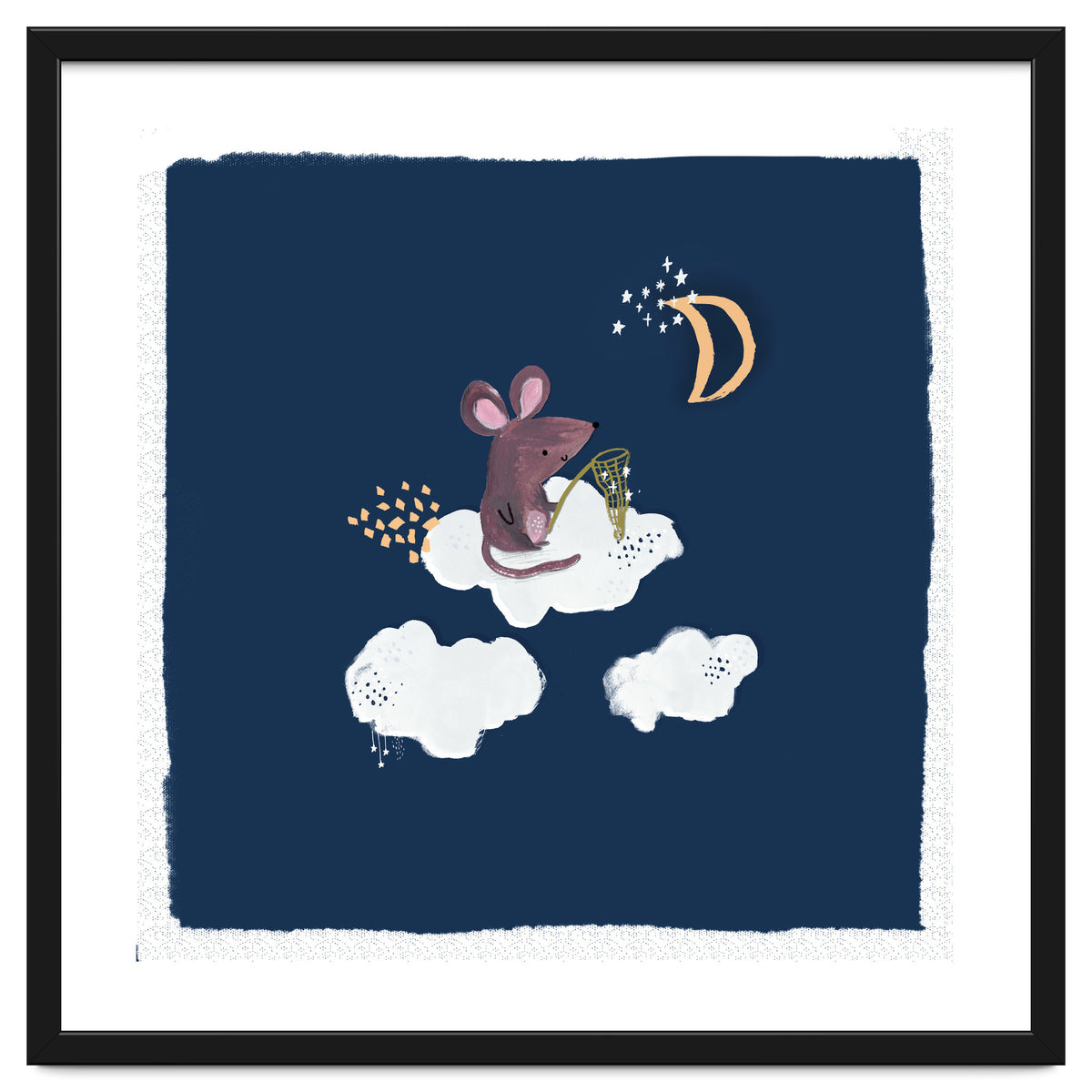 Baby Mouse And Stars