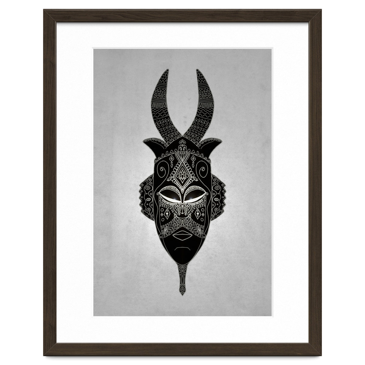 Horned Tribal Mask