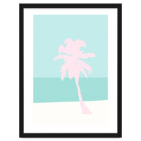 Minimal Palm Tree - Turquoise Coast